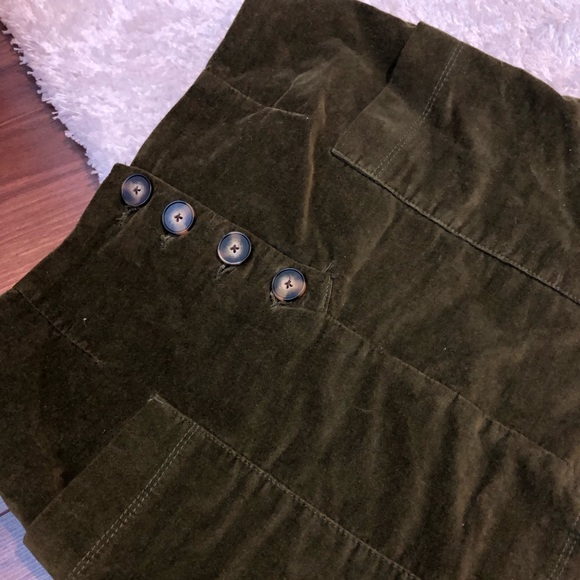 ✨Velvet✨Urban Outfitters BDG Olive Mini Skirt - Picture 2 of 4